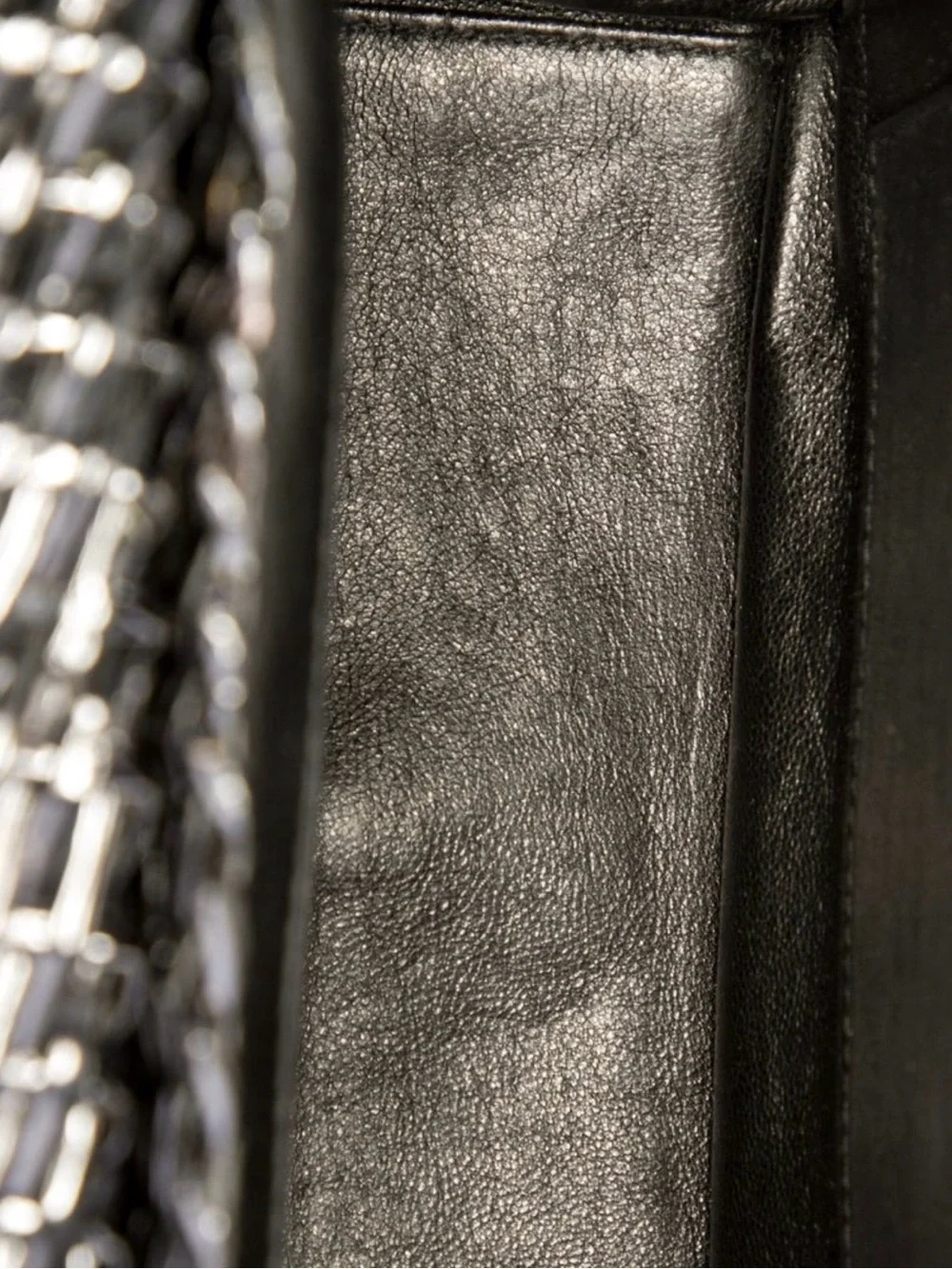 Authentic RARE in this condition CHANEL Black Wicker Crossbody Bag w GOld chain